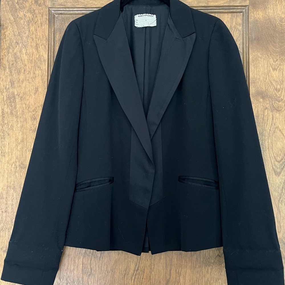 Gary Graham Black Tuxedo Jacket size 4